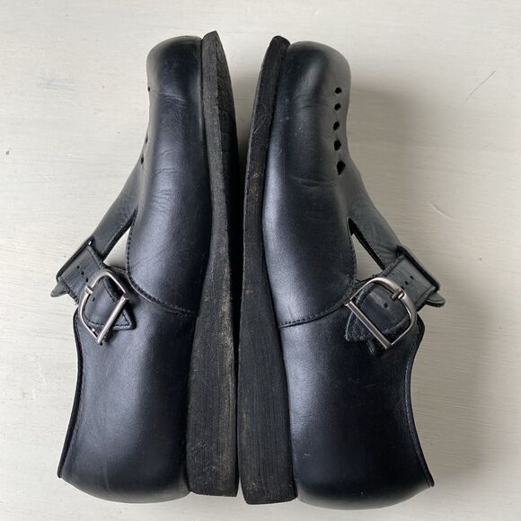 P.W. Minor Miss Continental Black Leather Orthopedic Diabetic Shoes Size 5 1/2 D - Picture 9 of 12